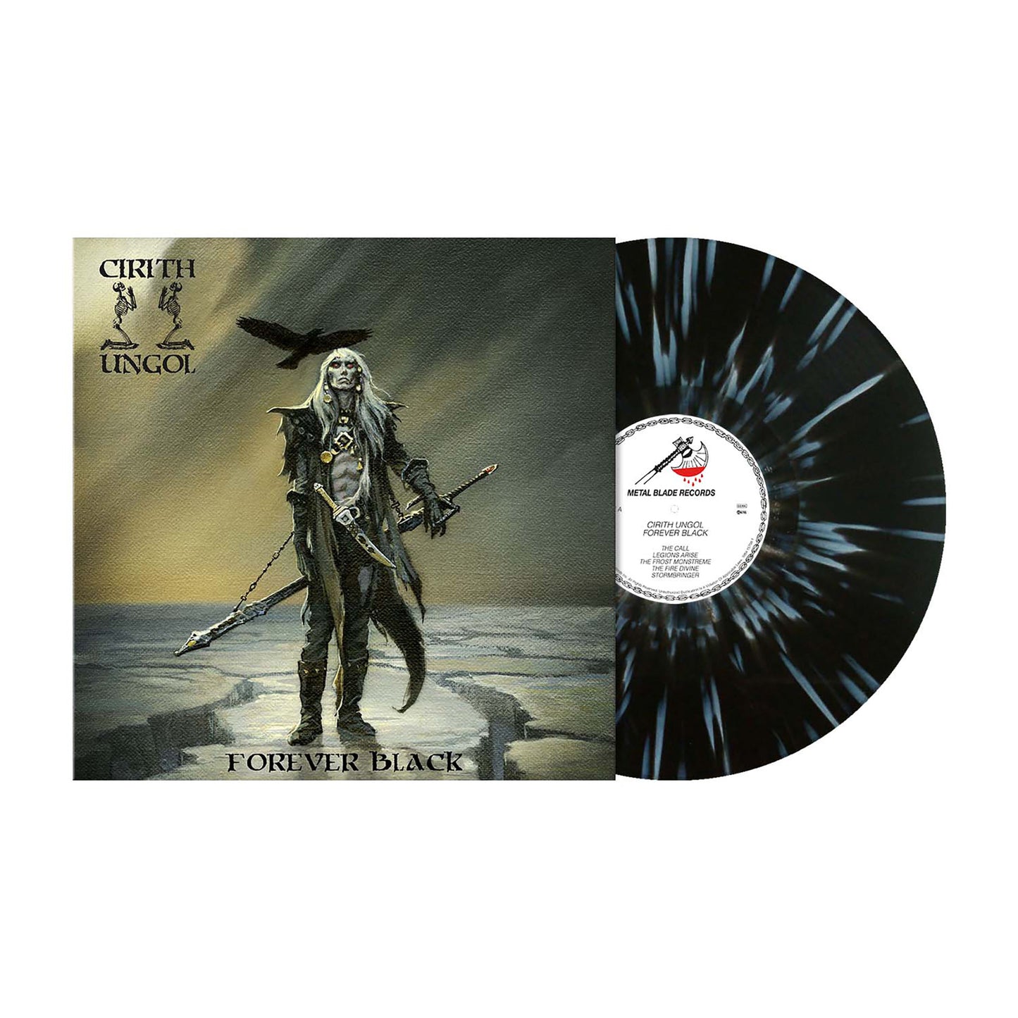 Cirith Ungol - Forever Black | Black/White Splatter Vinyl