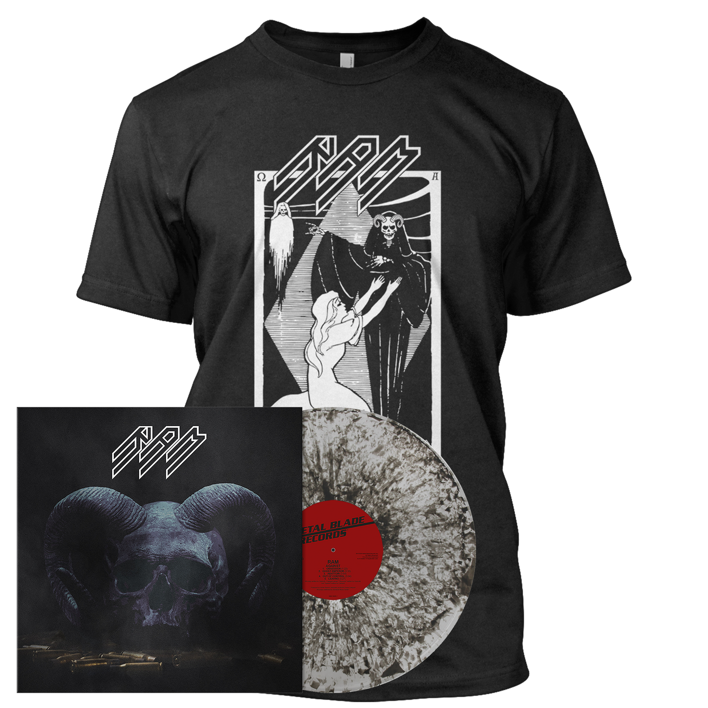 RAM - Against | Crystal Clear Blackdust Vinyl Bundle