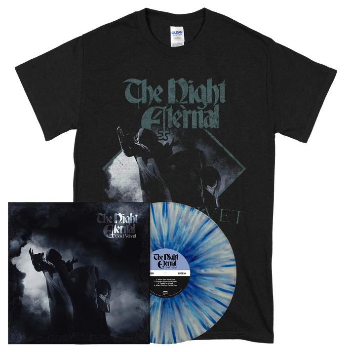 Cold Velvet Cover | Light Grey Blue Splatter Vinyl Bundle