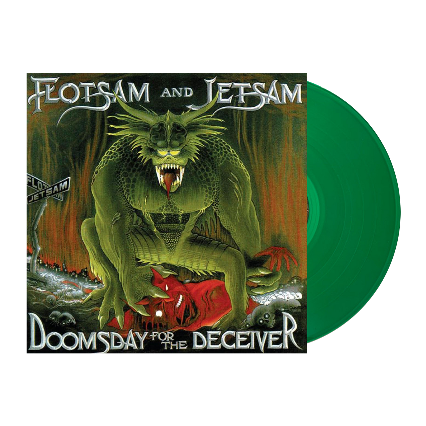 Flotsam & Jetsam (Doomsday For The Deceiver) Clear Green Vinyl