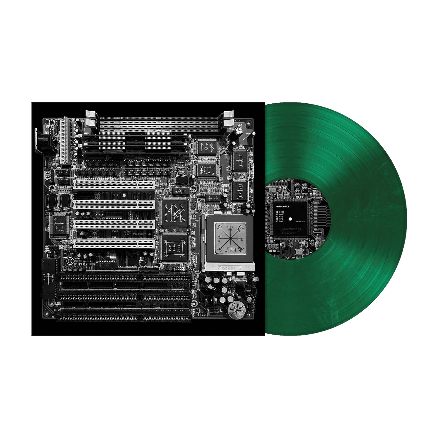 Master Boot Record (Hardwarez) Computer Terminal Green Vinyl