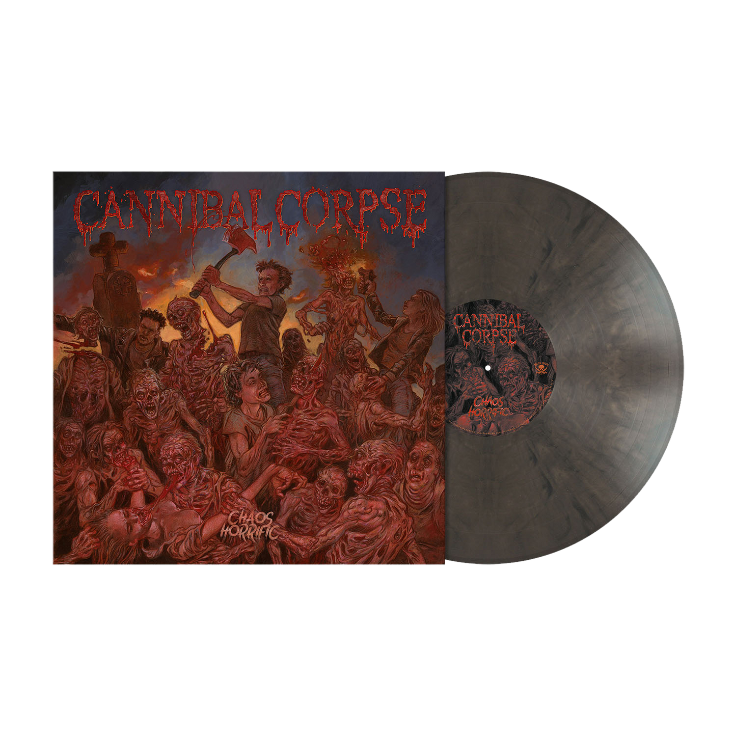 Cannibal Corpse (Chaos Horrific) Charcoal Brown Marbled Vinyl