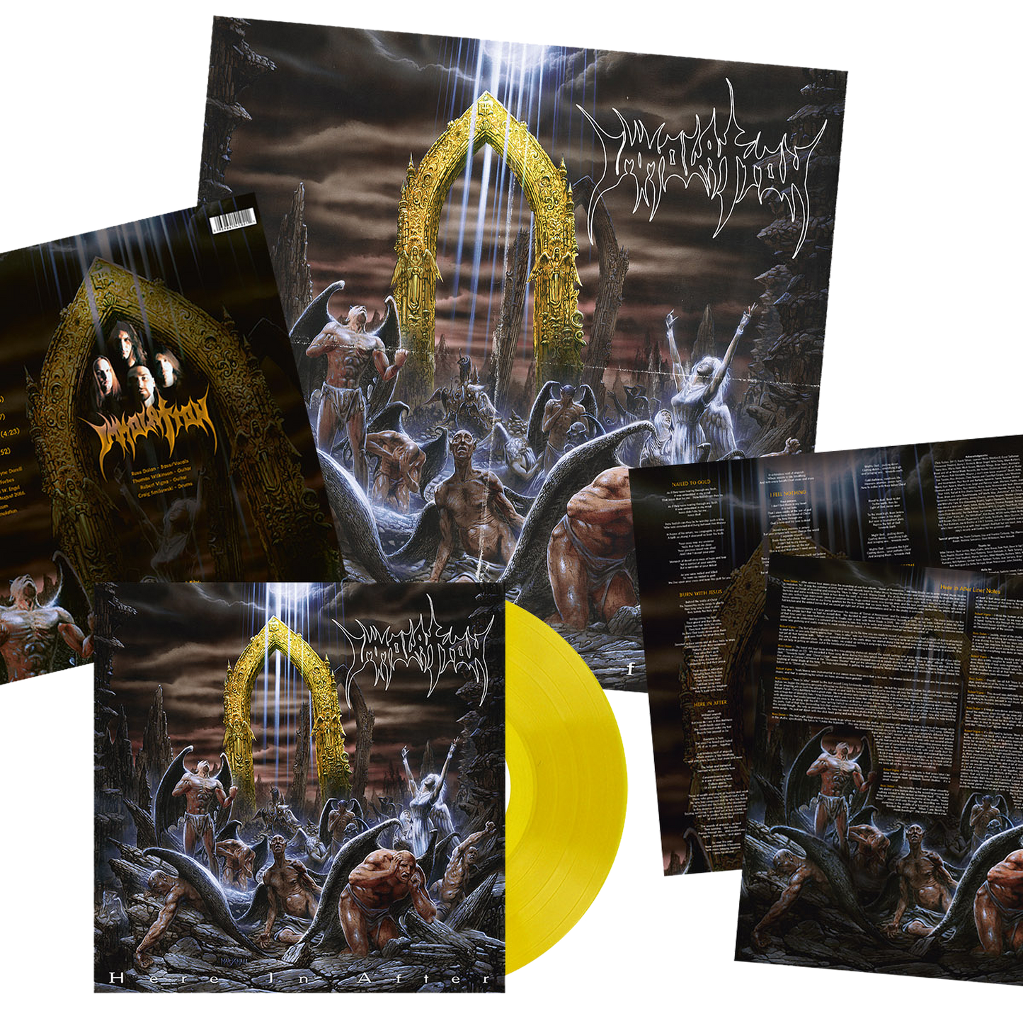 Immolation (Here In After) Yellow Vinyl