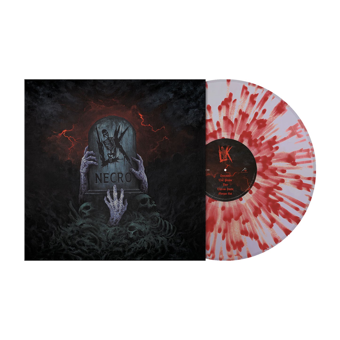 Lik (Necro) Lilac/Blood Red Splatter Vinyl