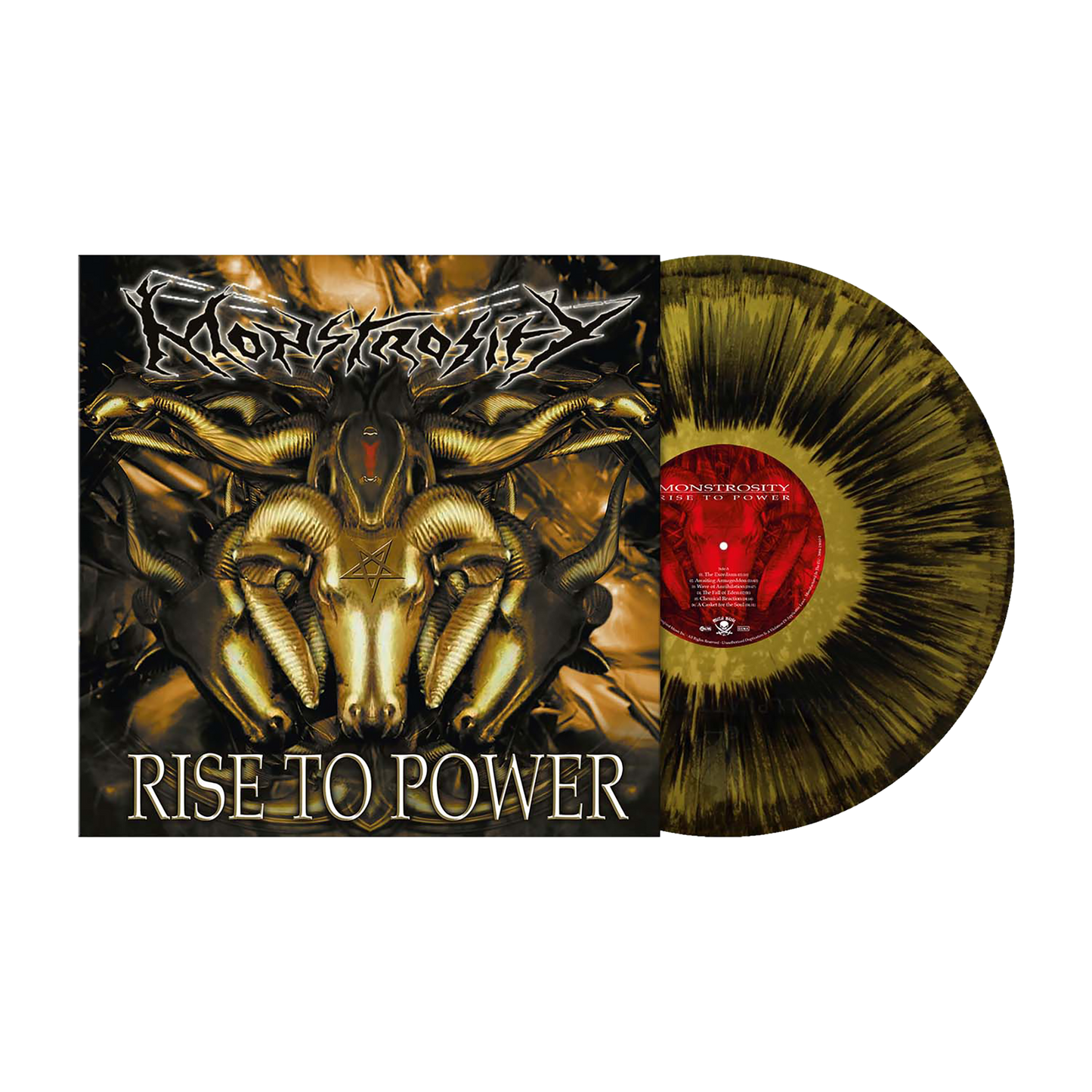 Monstrosity (Rise to Power) Metallic Gold Black Dust Vinyl