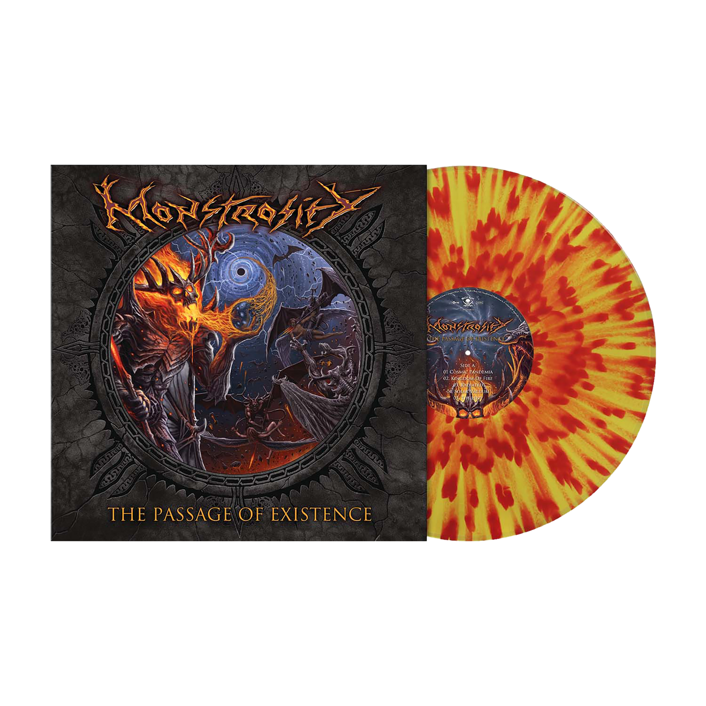 Monstrosity (The Passage of Existence) Fire Splatter Vinyl