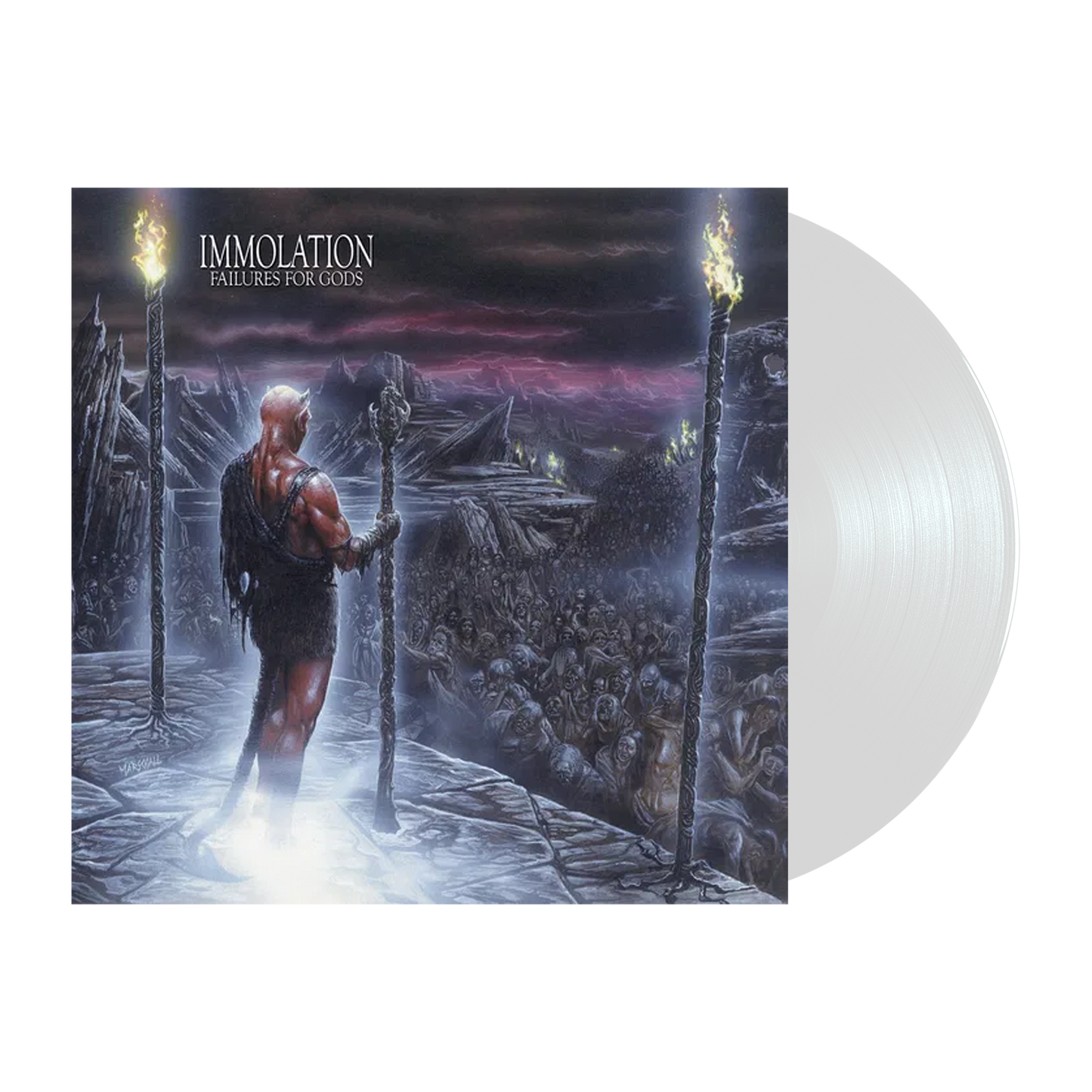 Immolation (Failure For Gods - Pop Up Cover) Milky Clear Vinyl