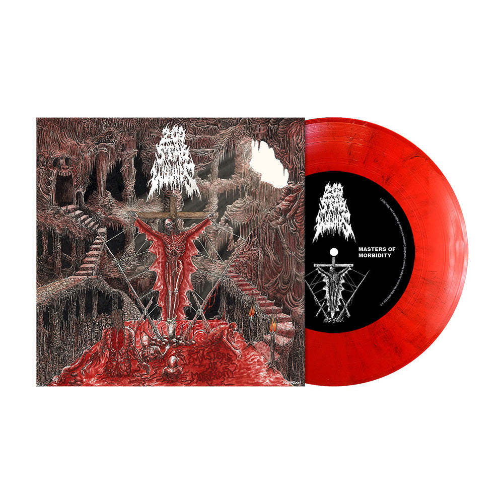 200 Stab Wounds (Masters of Morbidity) Red/Black Marbled 7Inch
