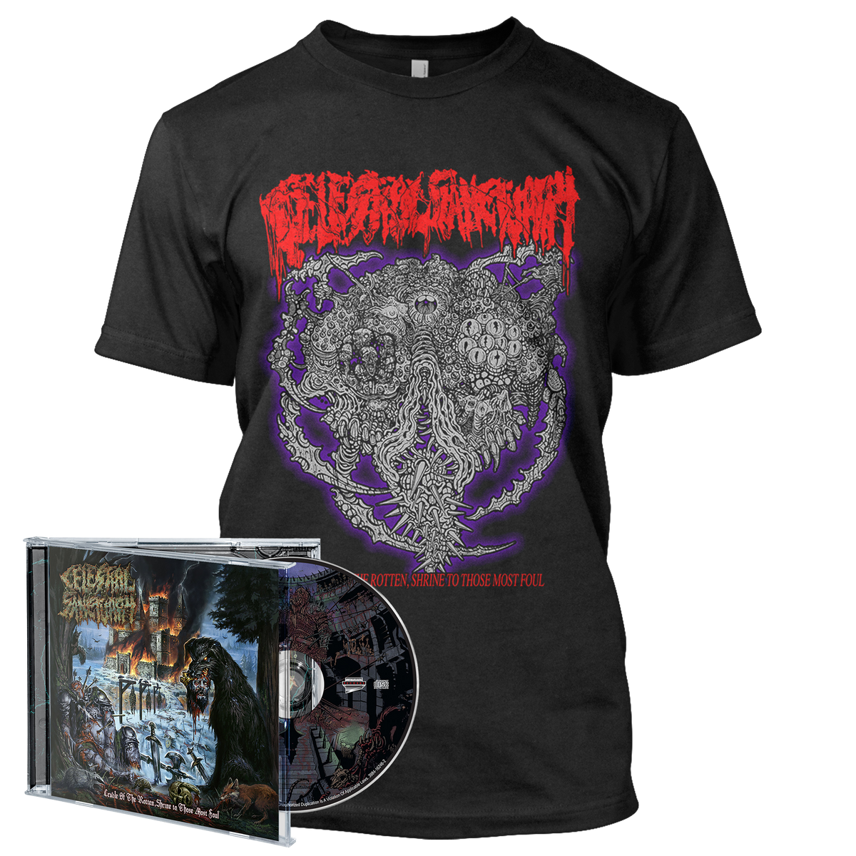 Celestial Sanctuary - Cradle of The Rotten, Shrine To Those Most Foul | CD Bundle