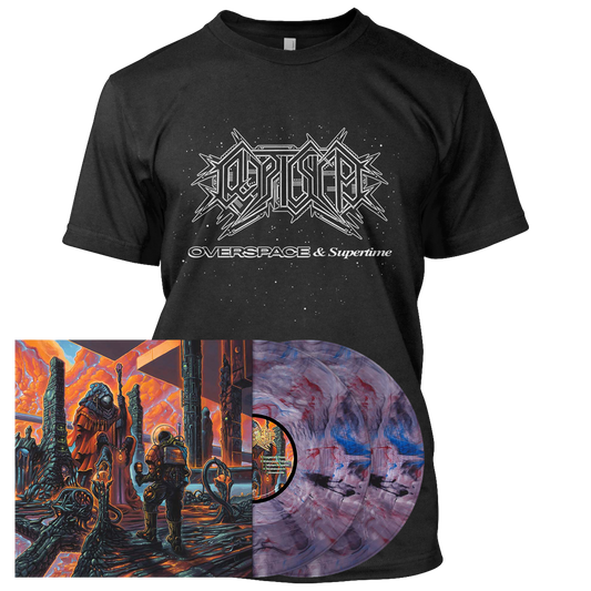 Cryptic Shift - Overspace & Supertime | 2xAncient Storm Swirl Vinyl Bundle