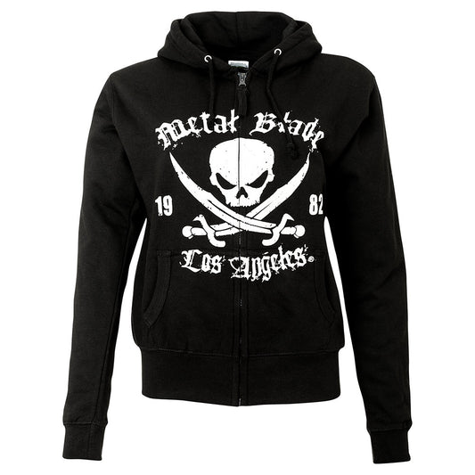 Metal Blade - Pirate Logo LA Black | Girl Zip-Hood