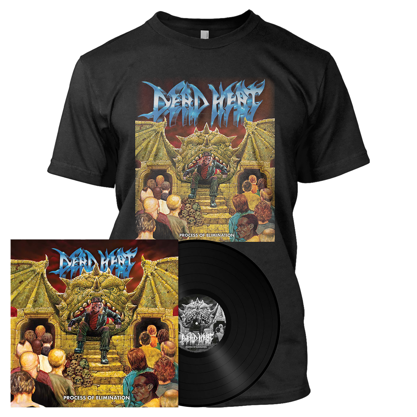 Dead Heat - Process of Elimination | 180g Black Vinyl Bundle