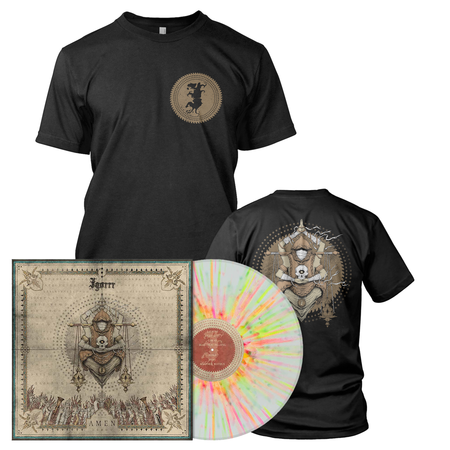 Igorrr - Amen | Neon Splatter Vinyl Bundle