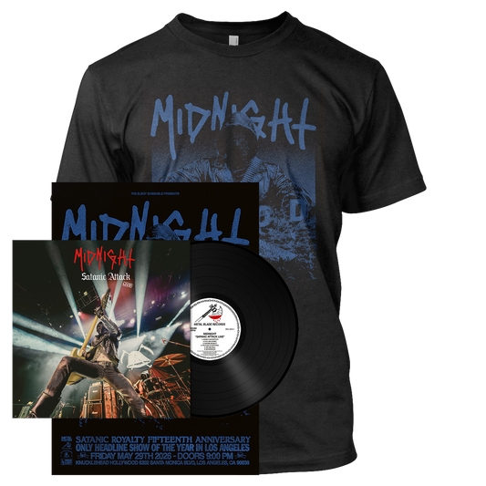 Midnight - Satanic Attack Live! | 180g Black Vinyl Bundle