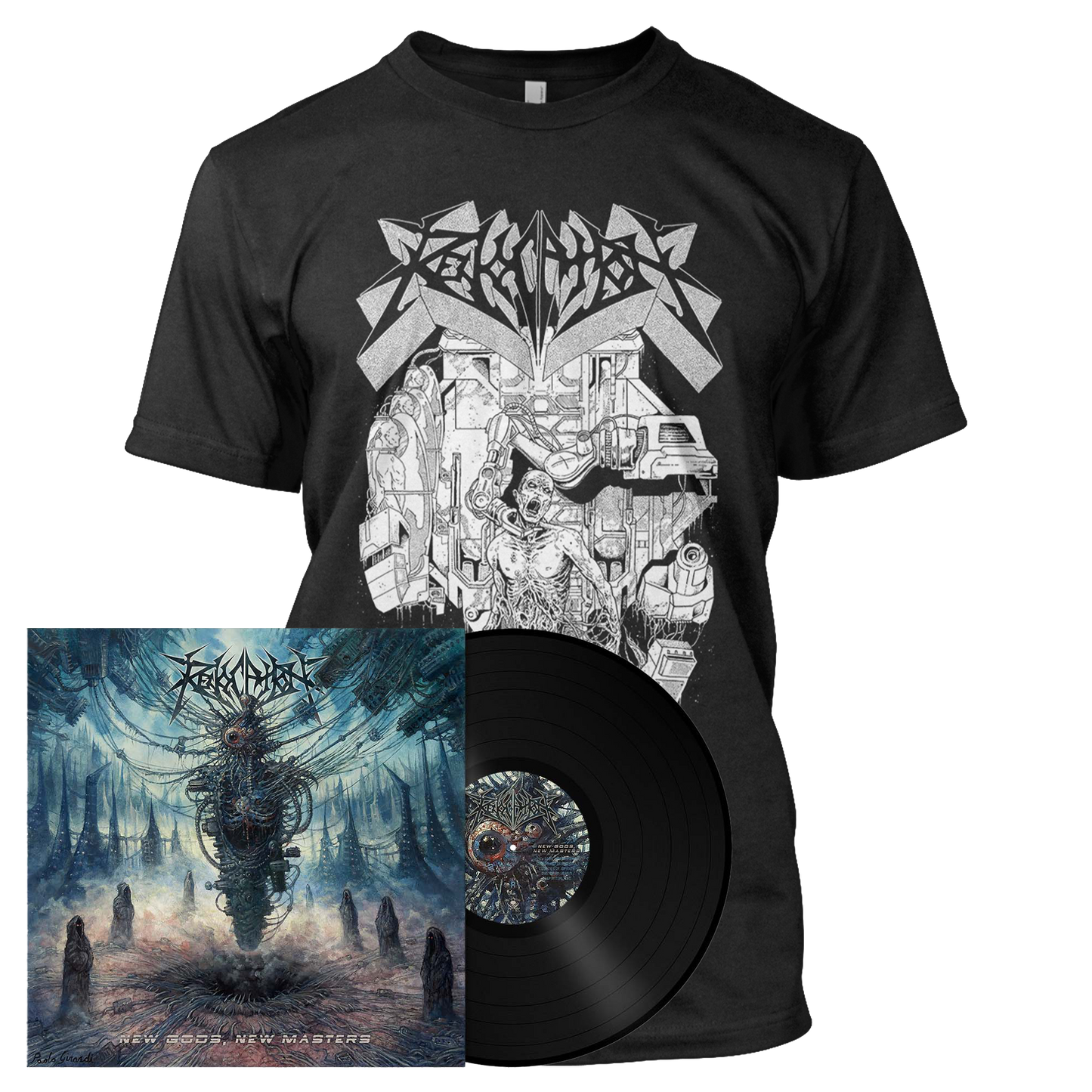 Revocation - New Gods, New Masters | Black Vinyl Bundle