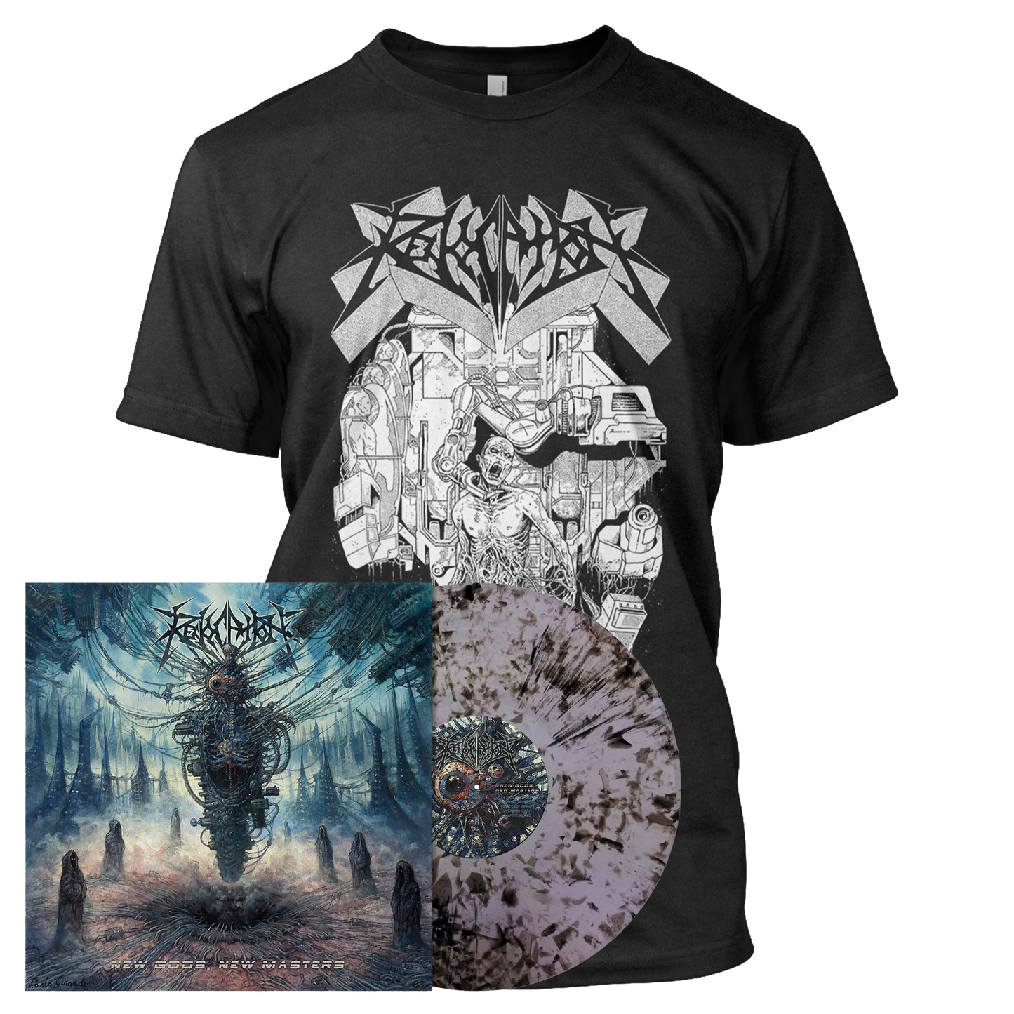 Revocation - New Gods, New Masters | Lilac Black Dust Vinyl Bundle