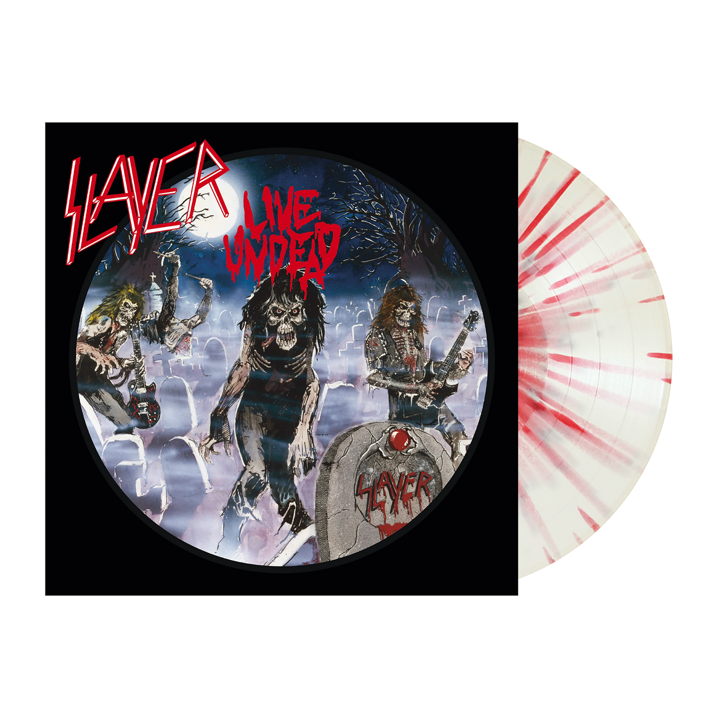 Slayer - Live Undead | Blood-Red/White Splatter Vinyl