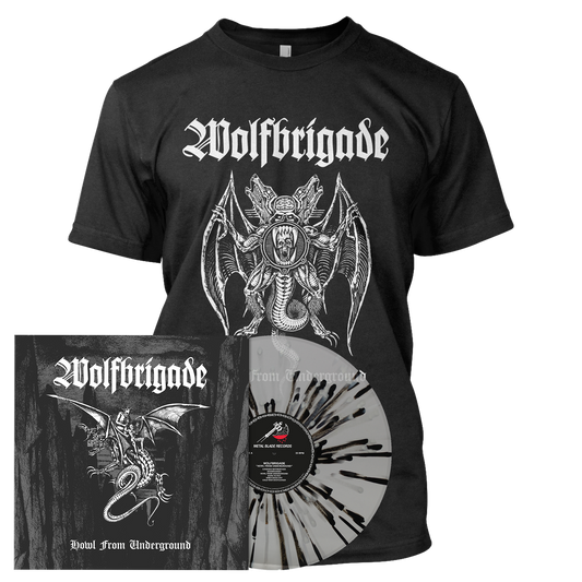 Wolfbrigade - Howl From Underground | Crystal Clear/Black/White Splatter Vinyl