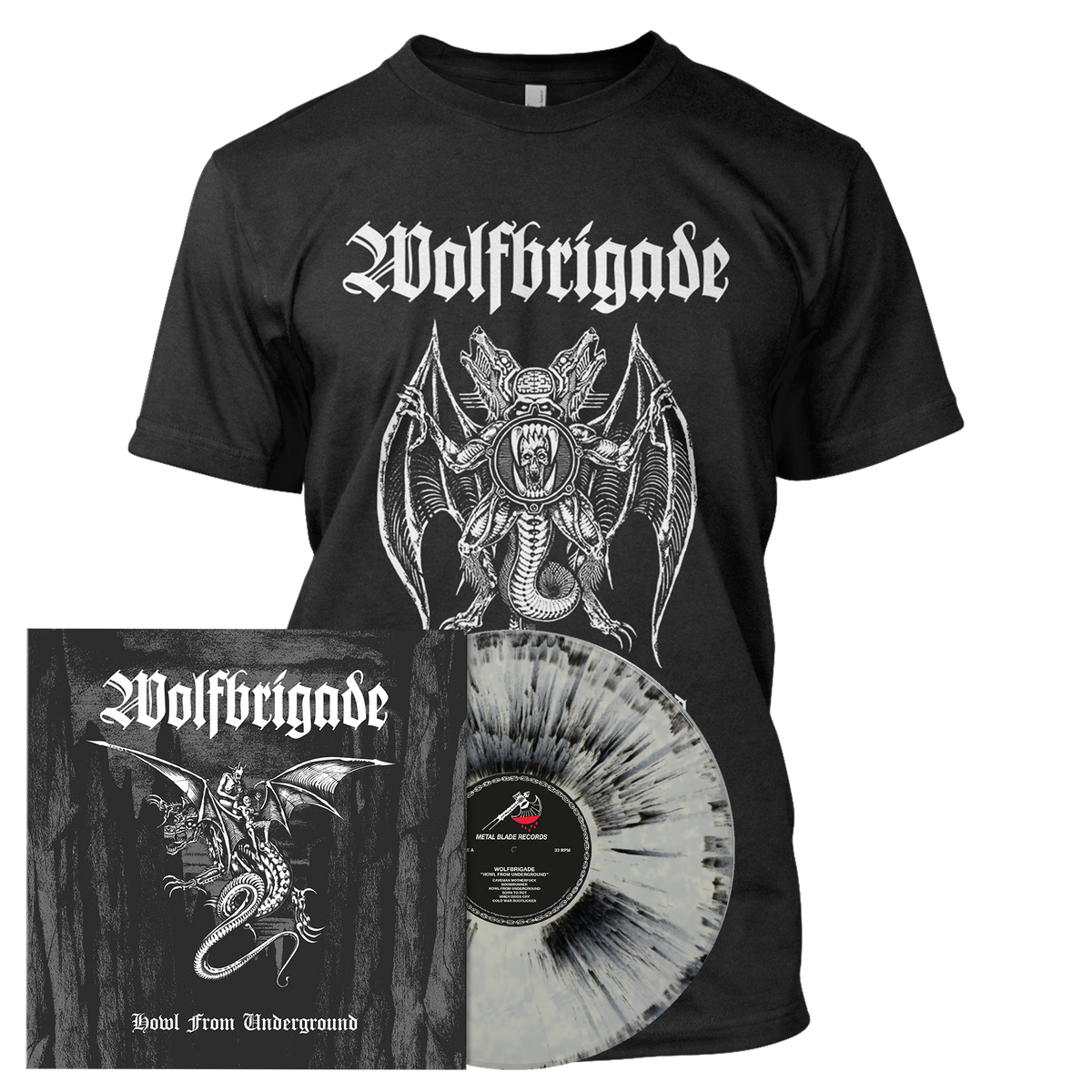 Wolfbrigade - Howl From Underground | Grey/Black Dust Vinyl