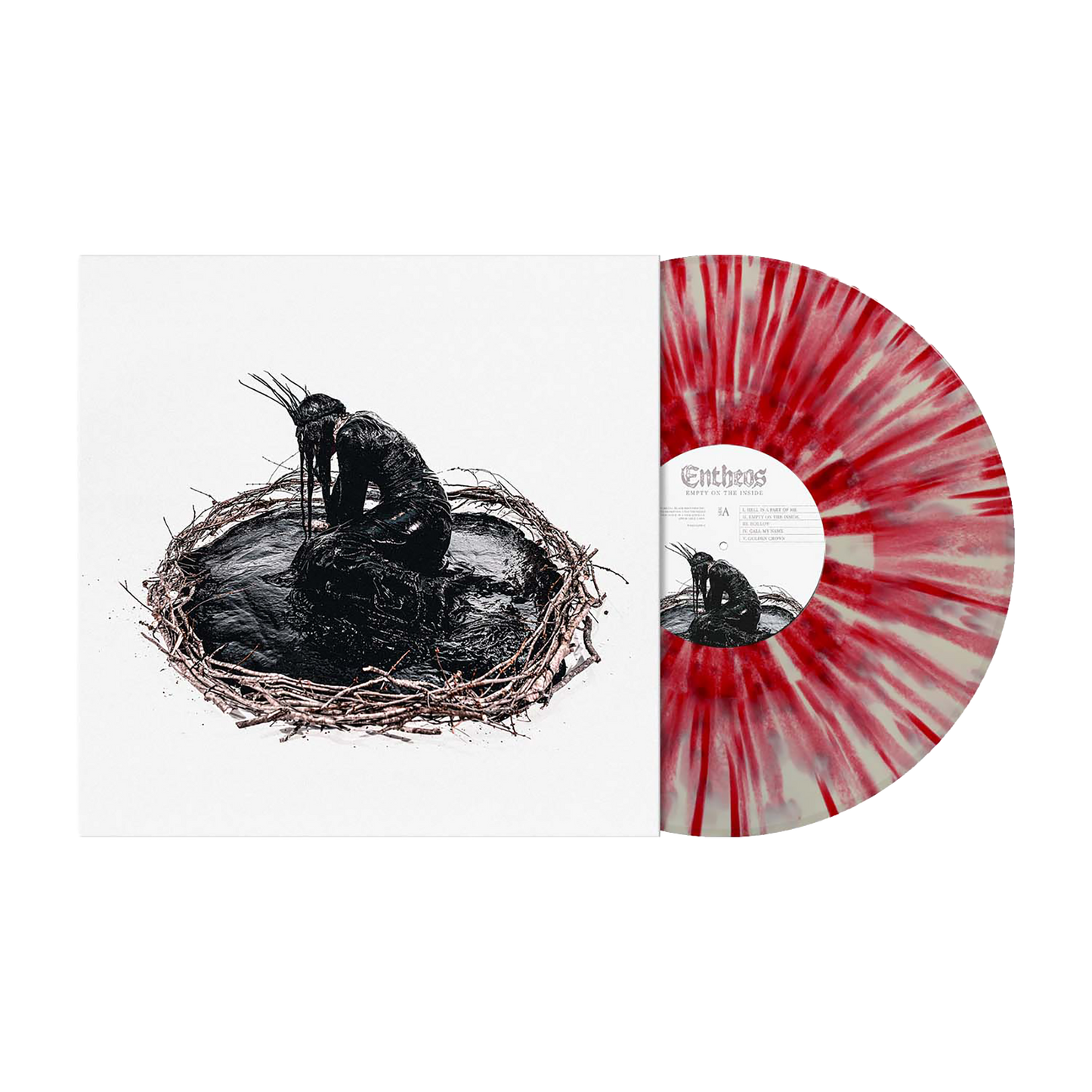 Entheos (Empty on the Inside) White/Red Splatter Vinyl