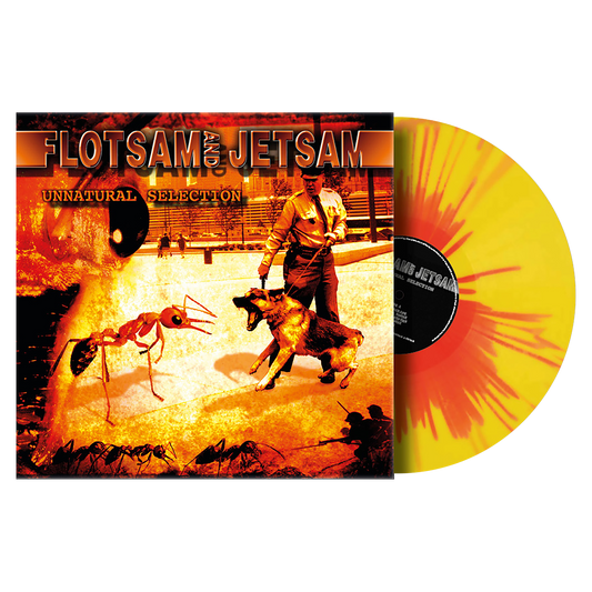 Flotsam & Jetsam (Unnatural Selection) Red Yellow Splatter Vinyl