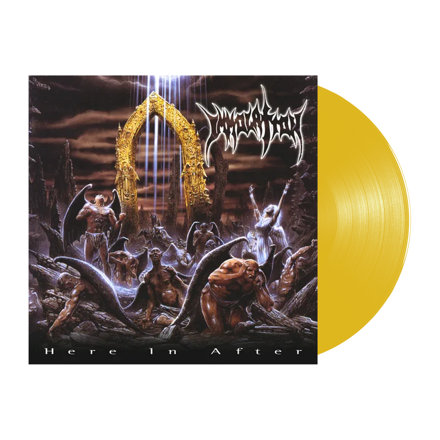 Immolation (Here in After - Pop Up Cover) Yellow Vinyl