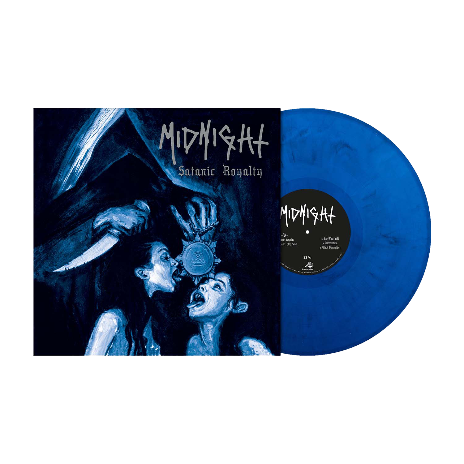 Midnight (Satanic Royalty - 15th Anniversary RI) Blue w/Black Smoke Vinyl