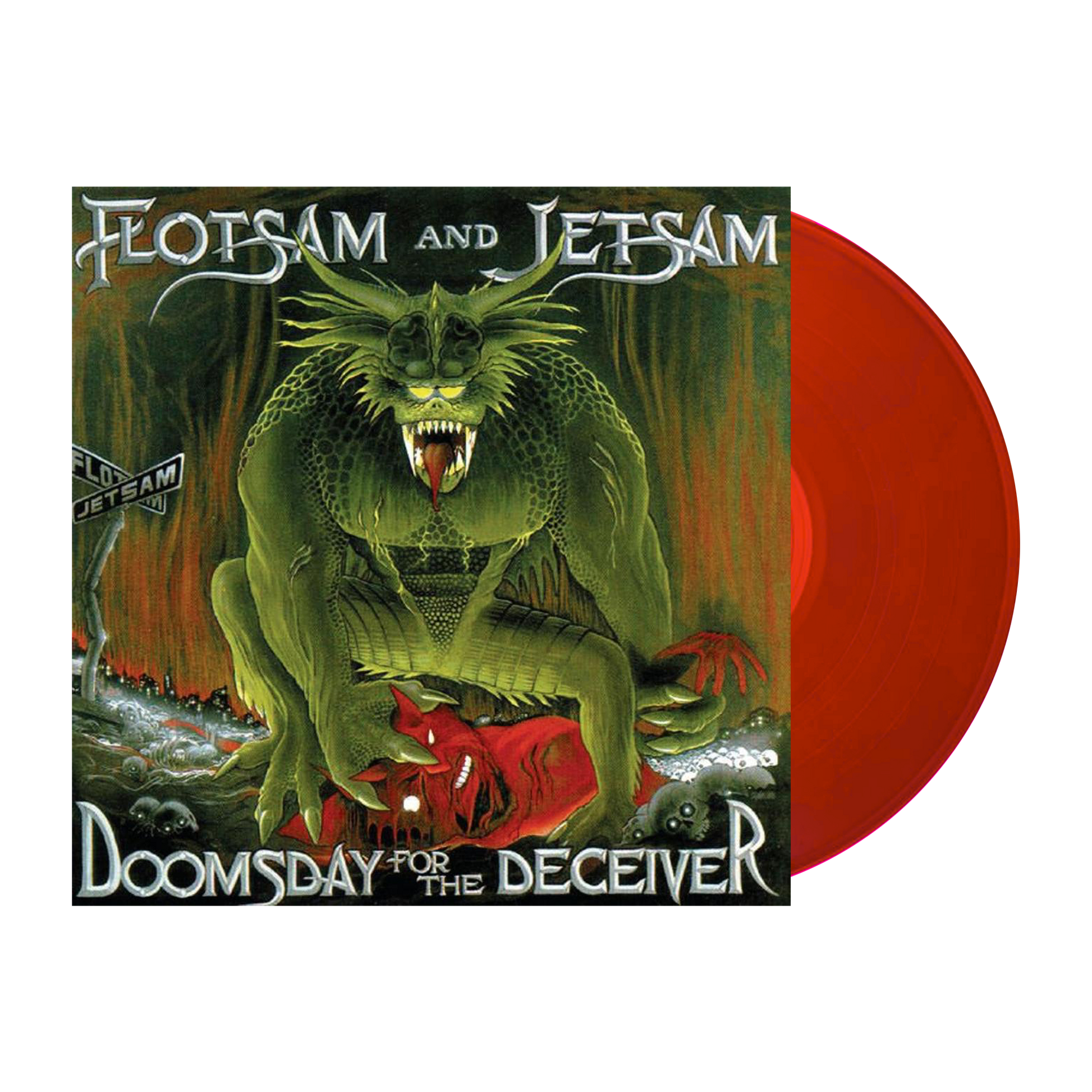 Flotsam & Jetsam (Doomsday For The Deceiver) Clear Red Vinyl