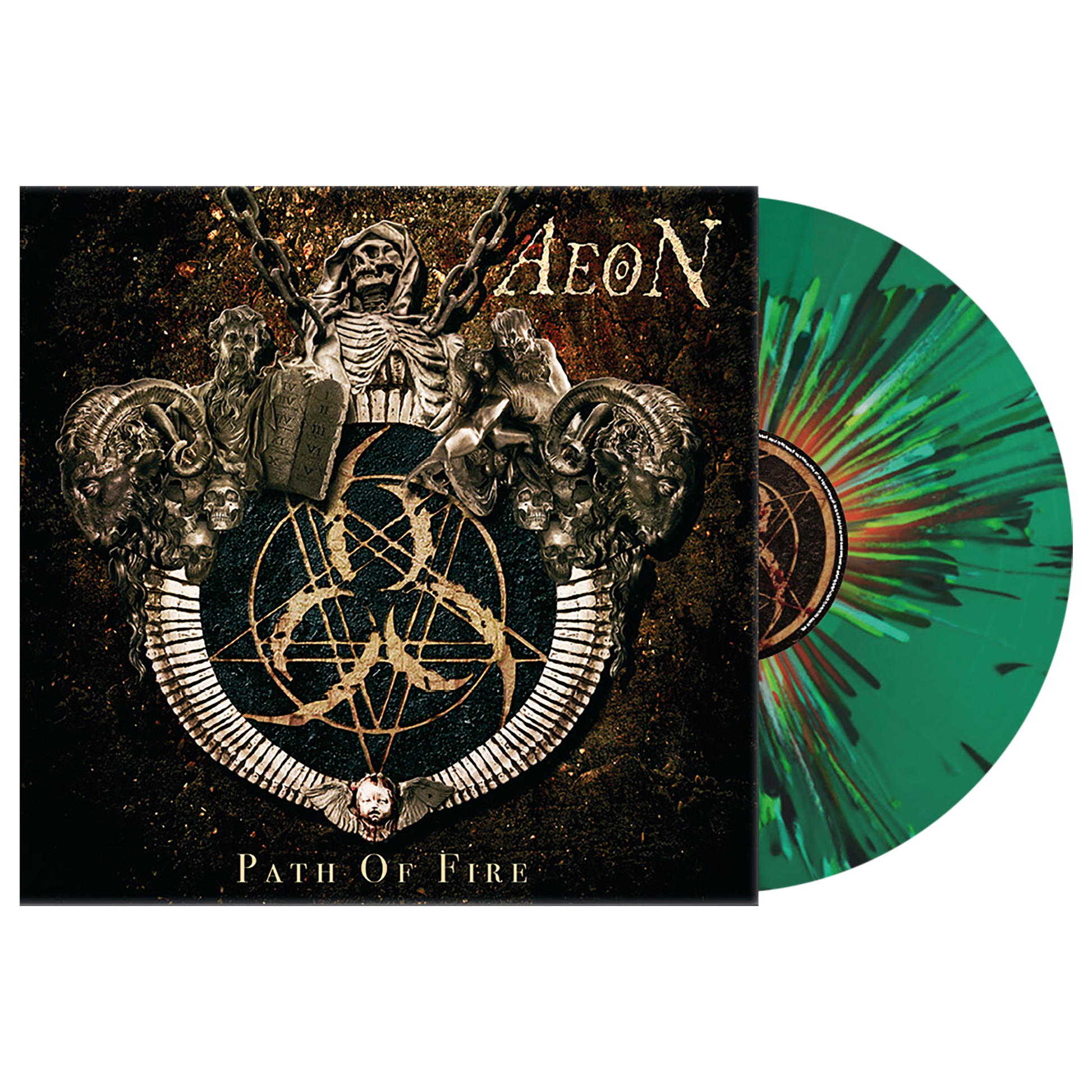 AEON (Path Of Fire) Green Splatter Vinyl