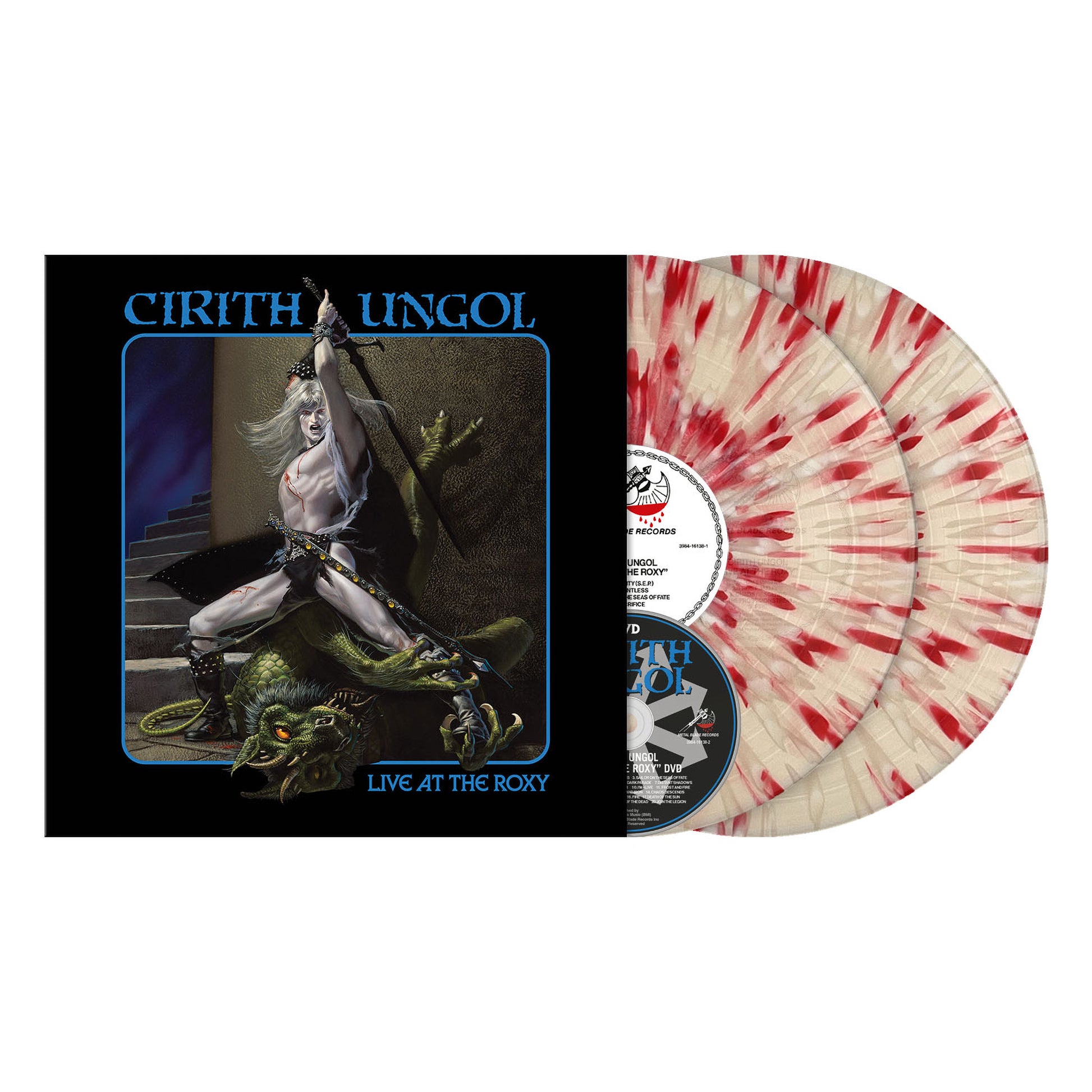 Cirith Ungol (Live at the Roxy) 2xDemon Blood Splatter Vinyl+DVD