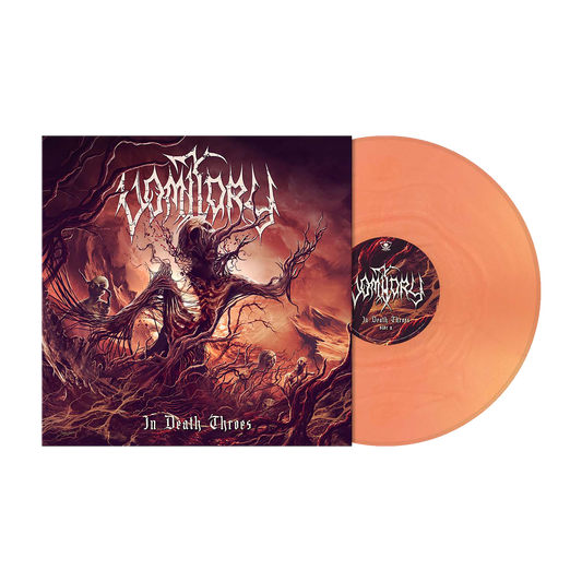 Vomitory (In Death Throes ) Coral Metallic Marbled Vinyl