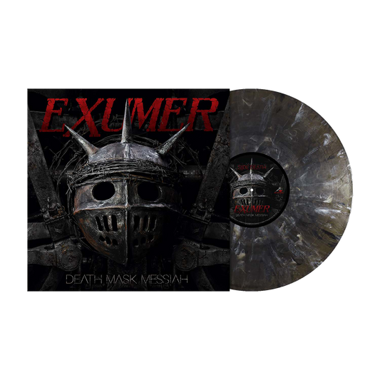 Exumer (Death Mask Messiah) Onyx Black Ice w/White Splatter Vinyl