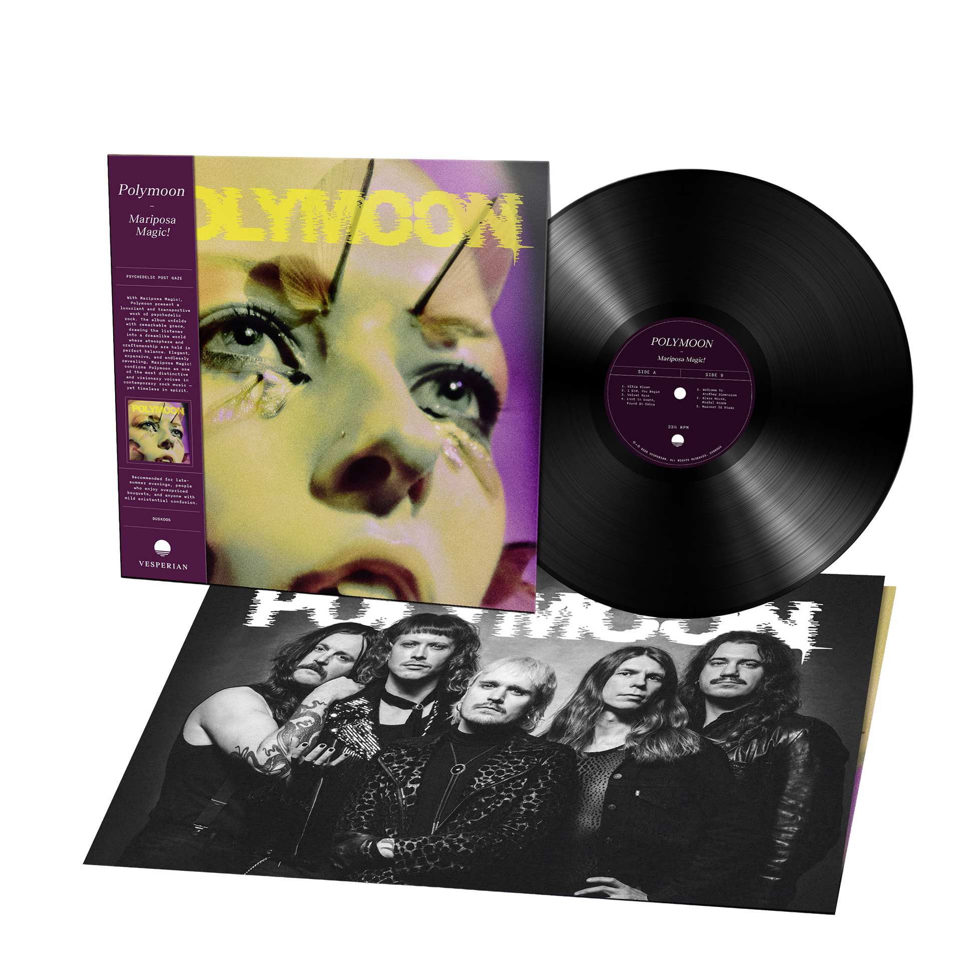 Polymoon (Mariposa Magic!) 180g Black Vinyl