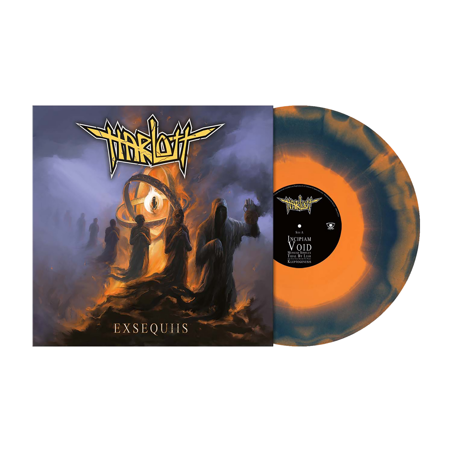Harlott (Exsequiis) "Coagulation" Orange/Blue Merged Vinyl