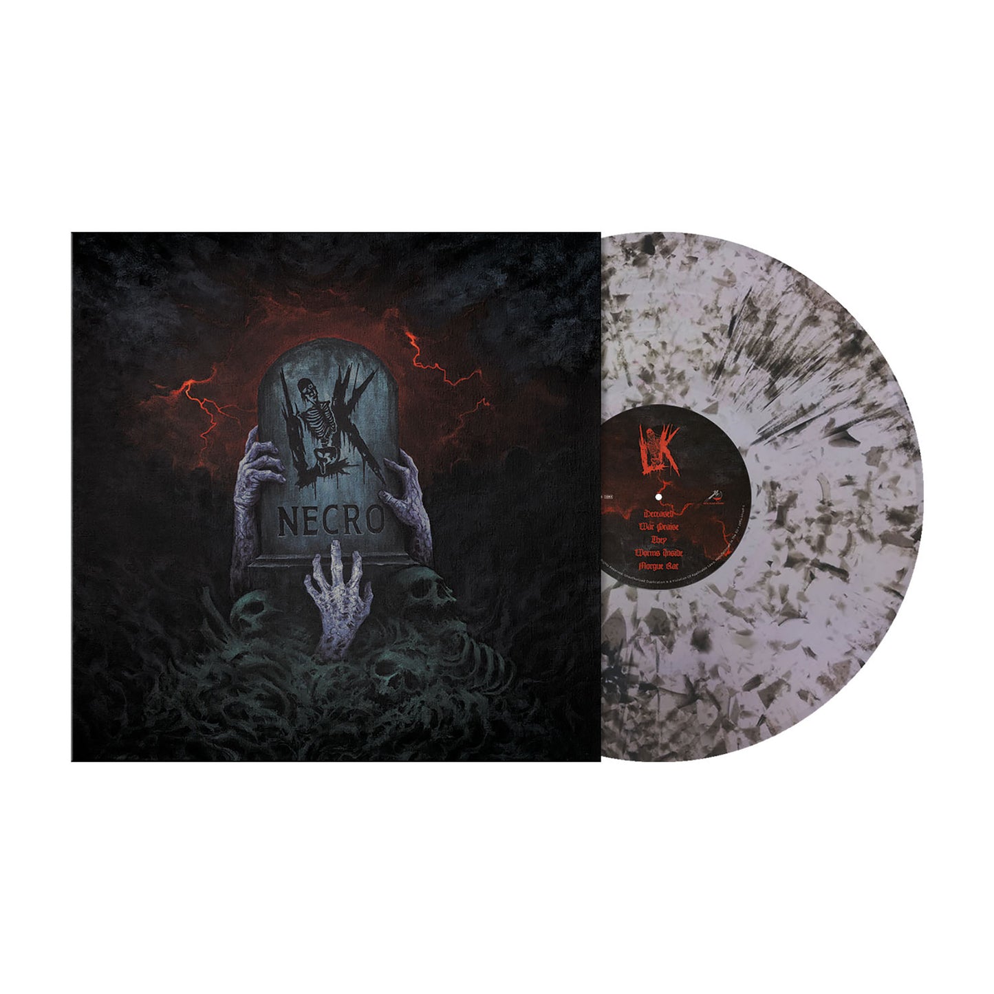 Lik (Necro) Lilac/Black Dust Splatter Vinyl