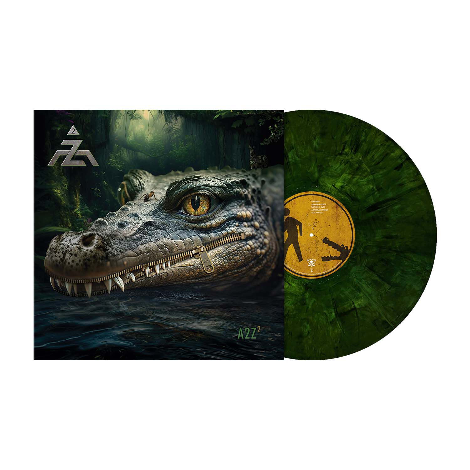A-Z (A2Z²) Green Jungle Marbled Vinyl