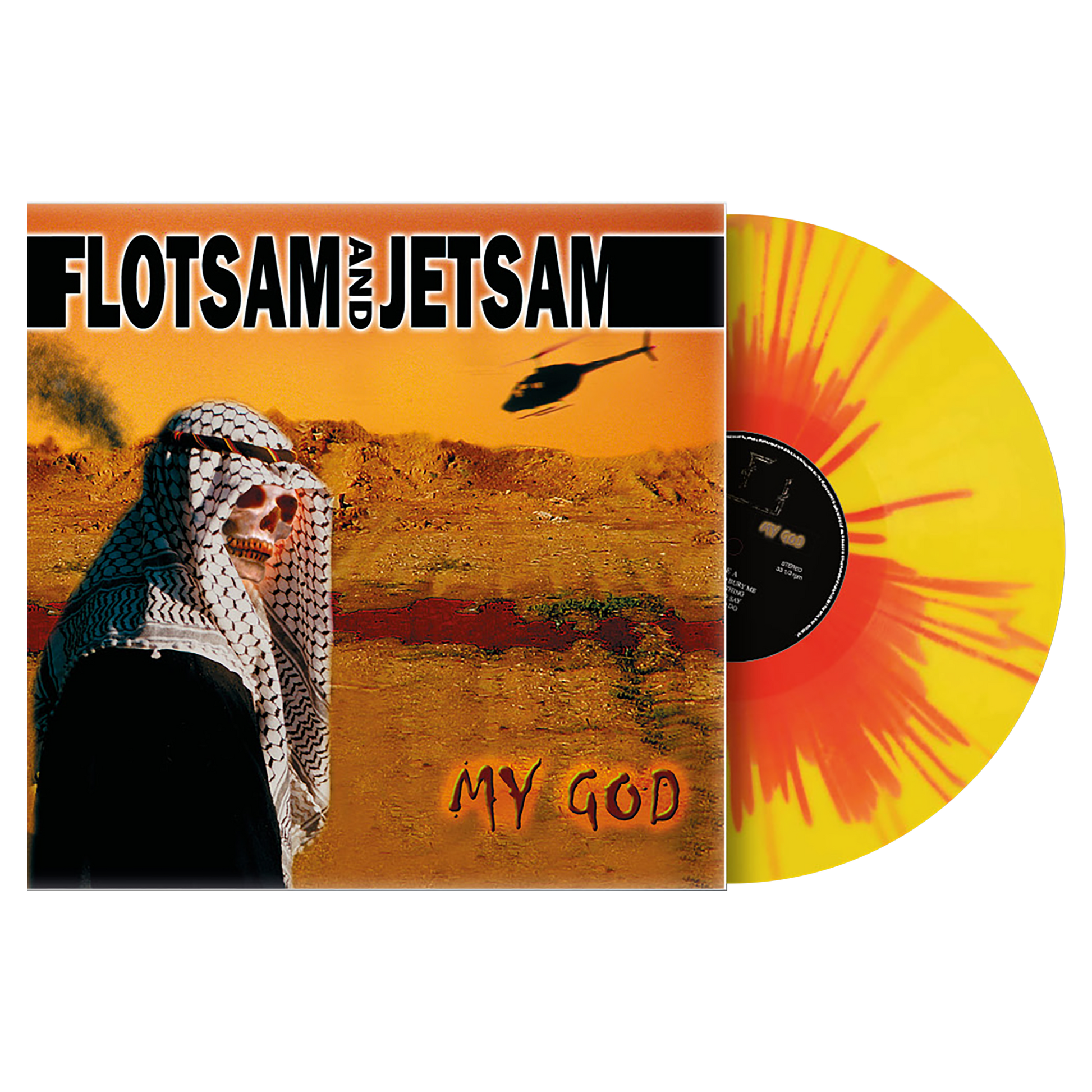Flotsam & Jetsam (My God) 2xRed Yellow Splatter Vinyl